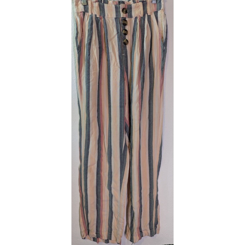 American Eagle Woman's Size XS Extra Small stripped joggers pants (82)